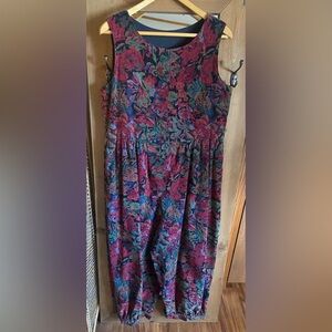 Floral Patterned Women's Jumpsuit